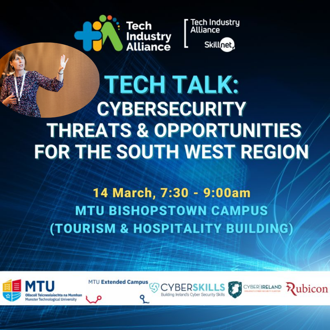 Donna O'Shea panellist Tech Talk for cyber security
