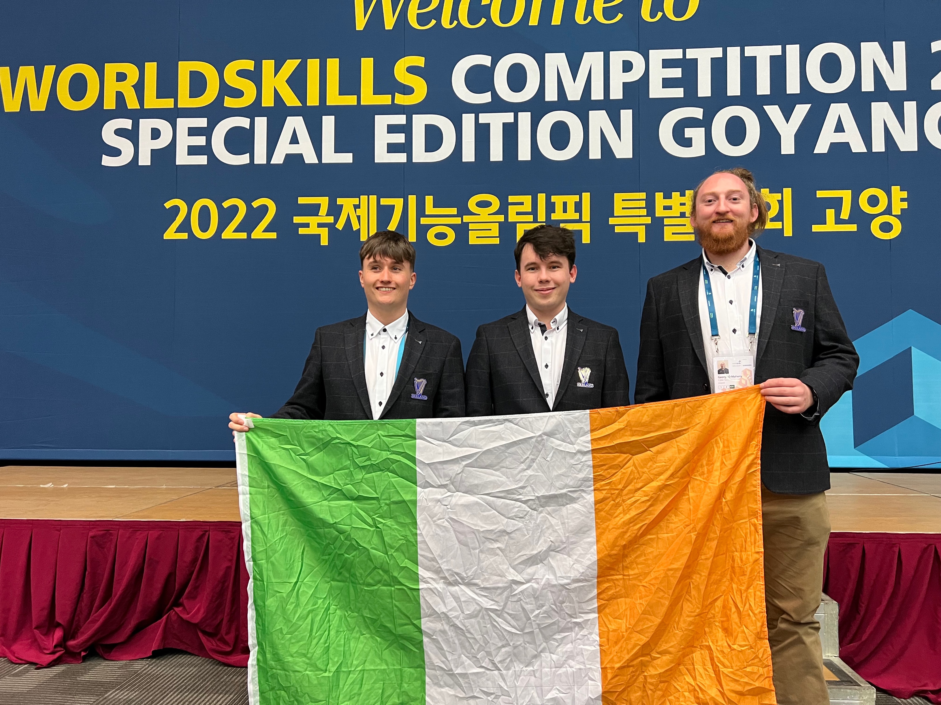 Team Ireland at the 46th World Skills Competition 2022 in South Korea