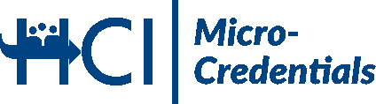 HCI microcred logo blue
