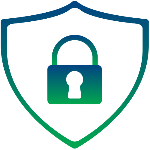 Lock Icon in shield